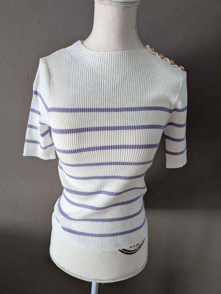 Pull manches courtes taille S/M, Vêtements | Femmes, Blouses & Tuniques, Enlèvement, Comme neuf
