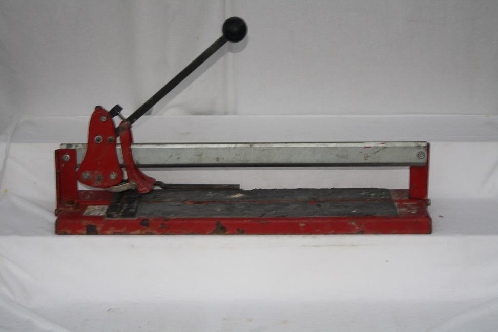 Prof. tegelsnijder Tomecanic voor tegels tot 40 cm., Enlèvement ou Envoi, Utilisé