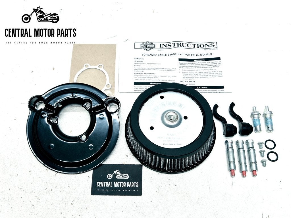 Stage 1 Open Luchtfilter Sportster XL 2007-2020, Motoren, Ophalen of Verzenden, Nieuw