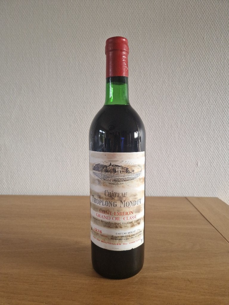 Château Troplong Mondot - 1976 - St Emilion Grand Cru Classé, Frankrijk, Nieuw, Ophalen of Verzenden, Rode wijn