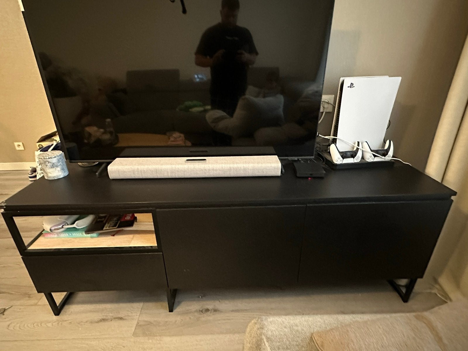 Meuble TV + buffet, Enlèvement, Utilisé