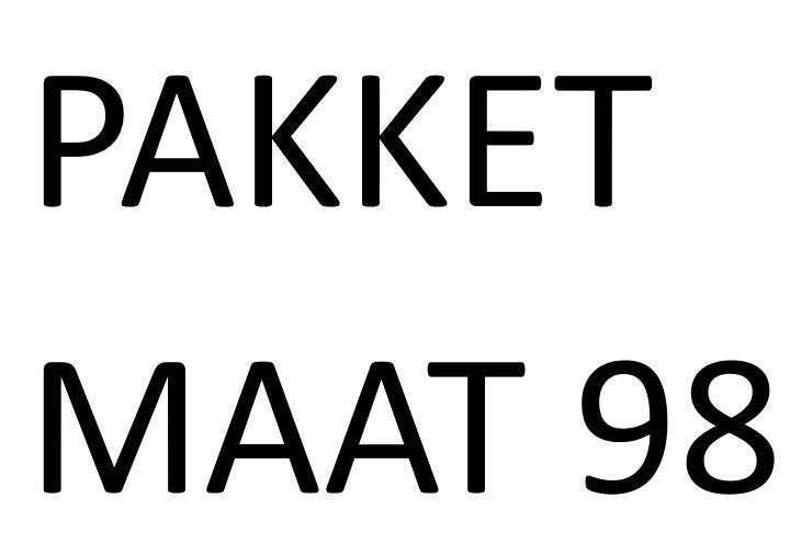pakket maat 98, Ophalen, C&A, Jongen, Overige typen