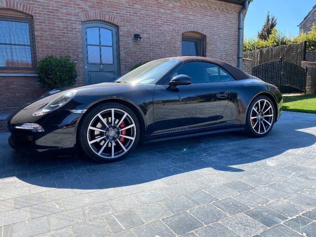 PORSCHE 991.1 4S 3,8L Cabriolet PDK 01.2013 92000Km, Auto's, Automaat, Cabriolet, Leder, Bruin