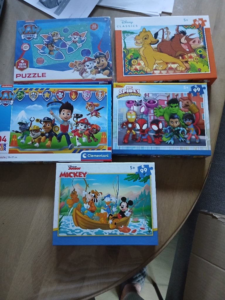 Puzzels 99 stuks, Kinderen en Baby's, Speelgoed | Kinderpuzzels, Ophalen, Meer dan 50 stukjes, Zo goed als nieuw