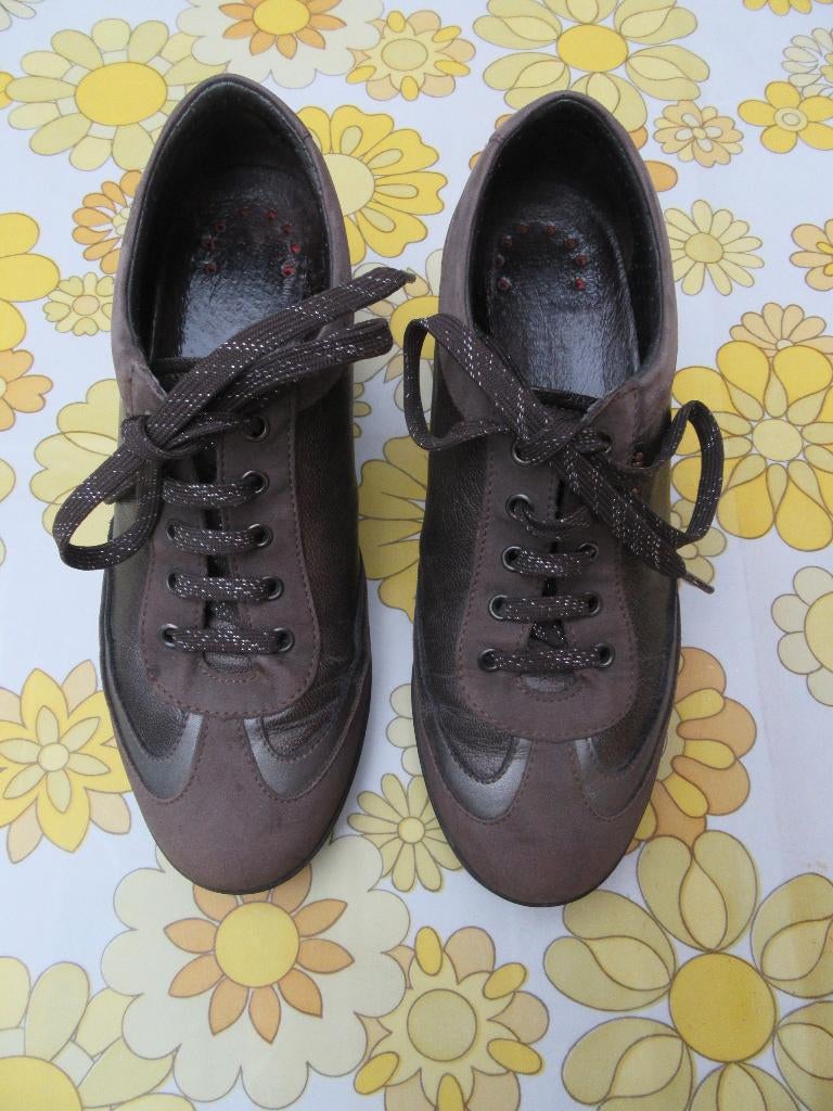 Mephisto Mobils Sneakers, maat 37, Mephisto, Bruin, Ophalen of Verzenden, Zo goed als nieuw