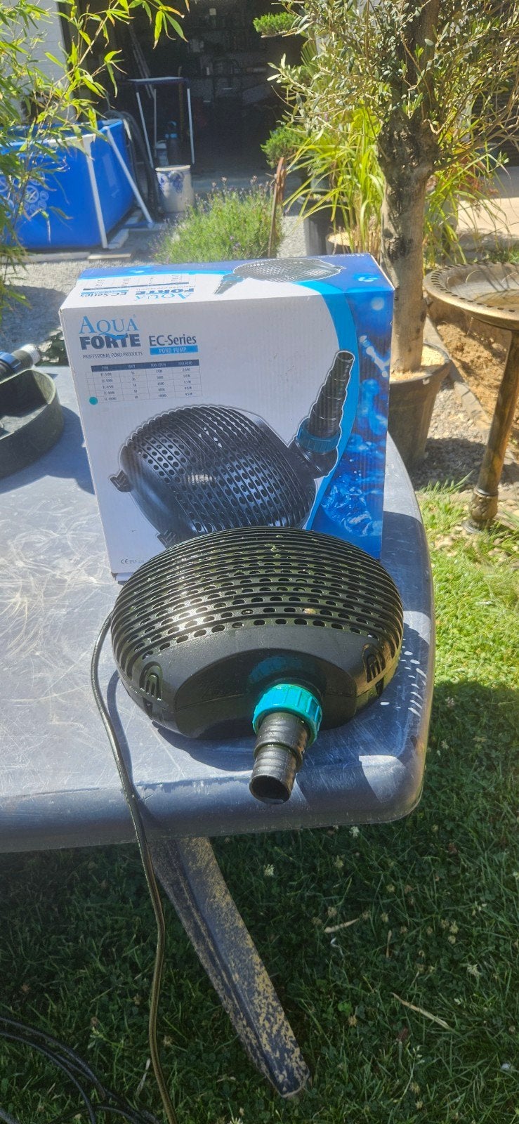 Aqua forte 10.000 pomp, Pomp