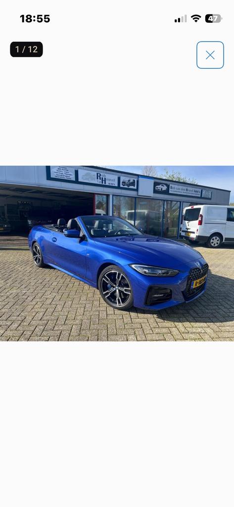 Bmw 430 I cabriolet M  sport  high excutive 37000 km, Auto's, BMW, Automaat, Cabriolet, Bedrijf, Dealer onderhouden