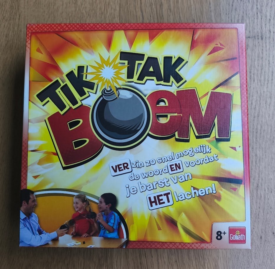 Tik tak boem, Hobby en Vrije tijd, Vijf spelers of meer, Ophalen of Verzenden, Zo goed als nieuw, Goliath