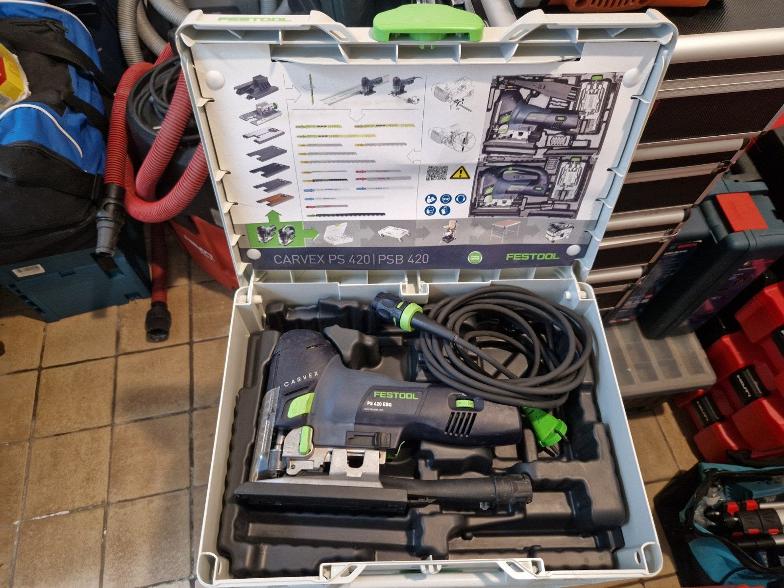 Festool CARVEX PS 420, Ophalen, Zo goed als nieuw, 600 watt of meer, Overige typen