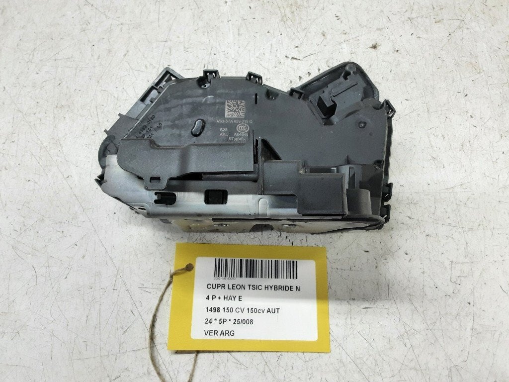 SERRURE DE PORTE ARRIÈRE GAUCHE Leon (KLB) (5TA839015Q), Autos : Pièces & Accessoires, Arrière, Seat Deutschland GmbH, Service@seat.de