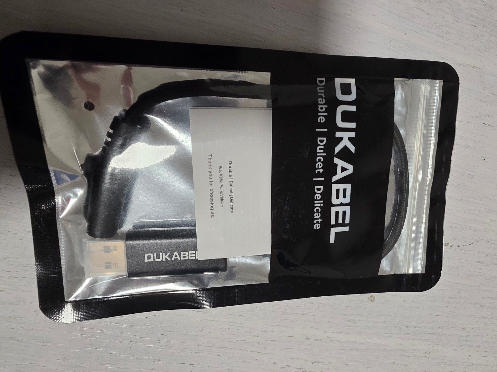 DuKabel USB naar 3.5mm jack audioadapter (Externe geluidskaa, TV, Hi-fi & Vidéo, Enlèvement ou Envoi, Neuf