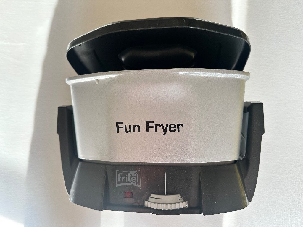 Frituur- en fonduepan, Enlèvement, Comme neuf, Électrique, Poêle à fondue
