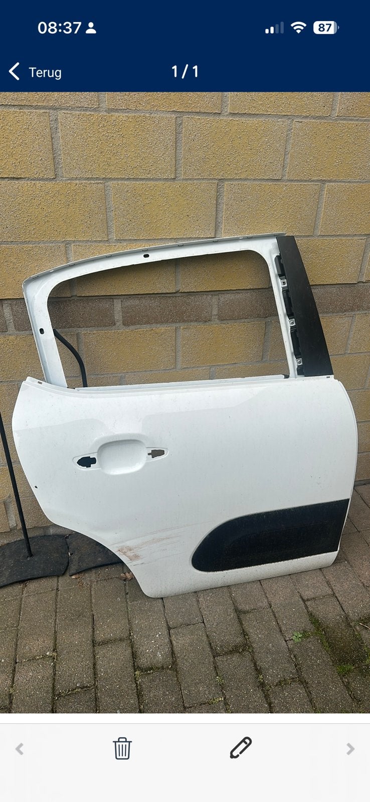 Rechter achterdeur citroen C3, Ophalen, Gebruikt, Citroën, Deur