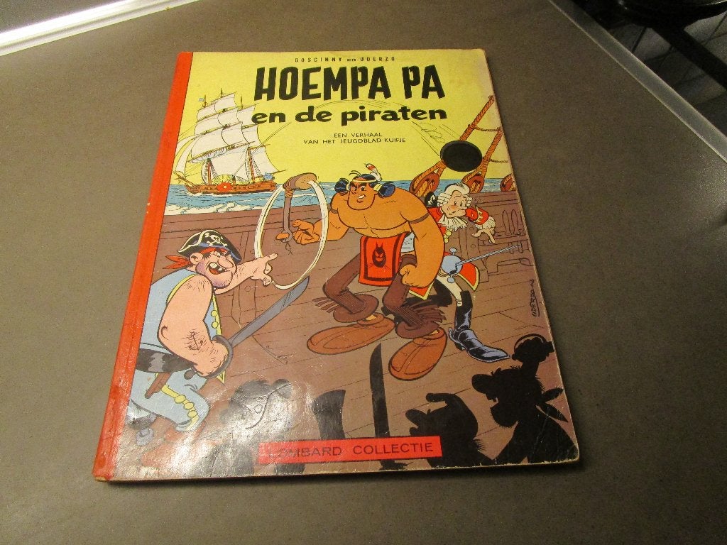 Hoempa pa en de piraten - 1e druk - 1962, Livres, BD, Utilisé, Une BD, Enlèvement ou Envoi
