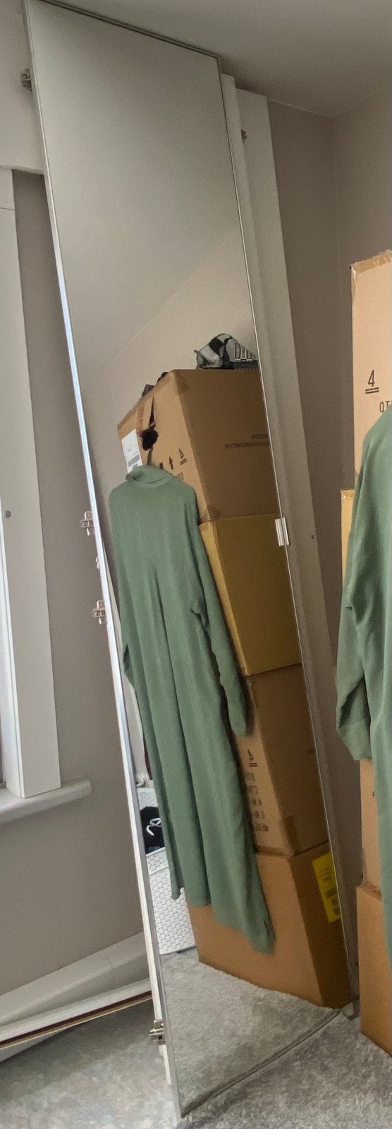 Ikea spiegeldeur 50x229, Ophalen, Zo goed als nieuw