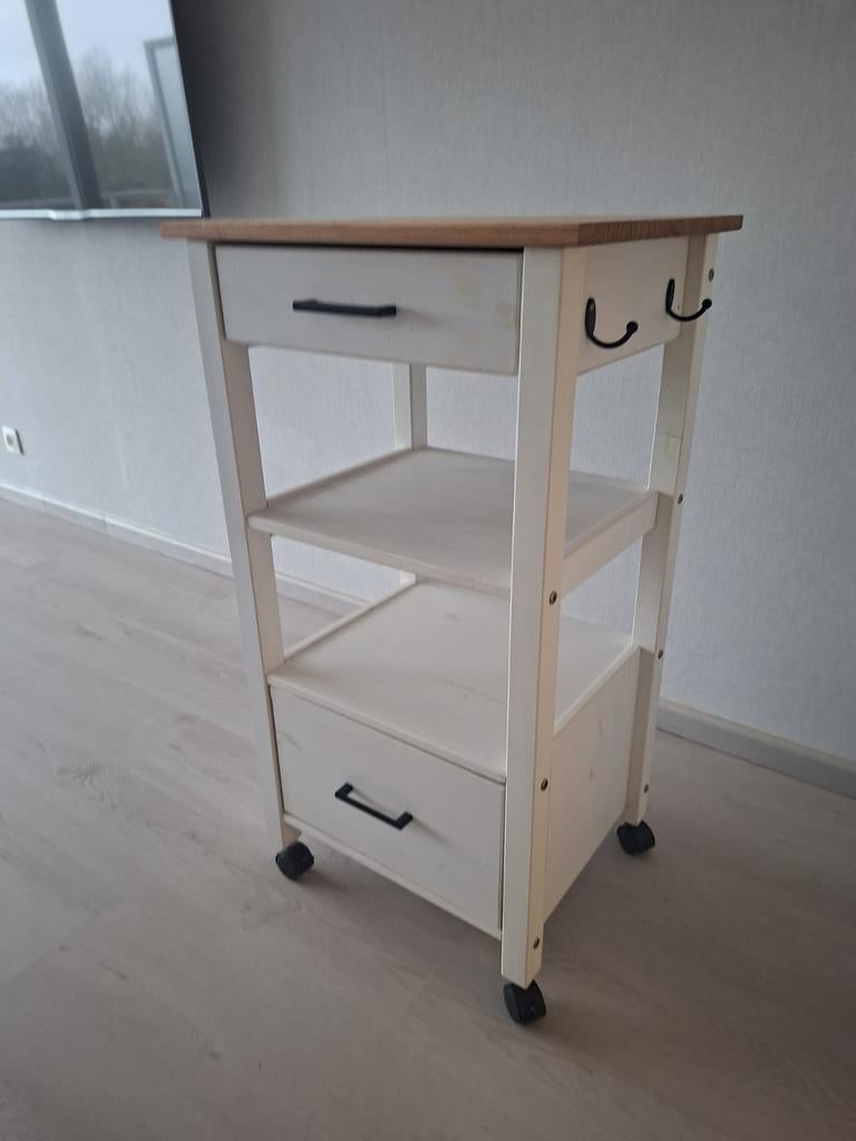 Keukenkastje/trolly, Ophalen