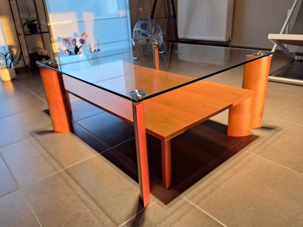 Salontafel NATUZZI, Huis en Inrichting, Tafels | Salontafels, Ophalen, Gebruikt, 100 tot 150 cm, 50 tot 100 cm