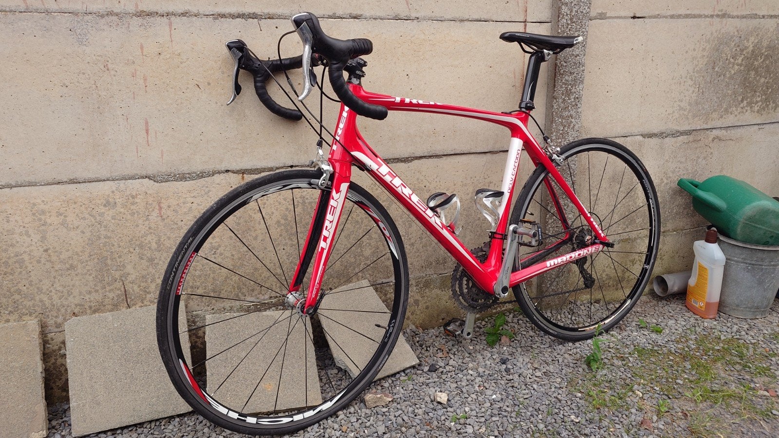 Trek Madone 5.5 2010, Fietsen en Brommers, Fietsen | Racefietsen, Ophalen, Gebruikt, Carbon, Heren