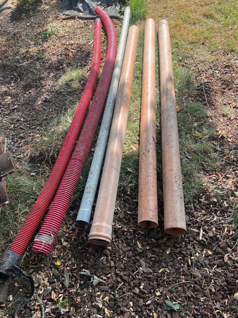 Buizen : riolering/regenafvoer/wachtbuizen, Ophalen, Gebruikt, PVC, 80 mm of meer