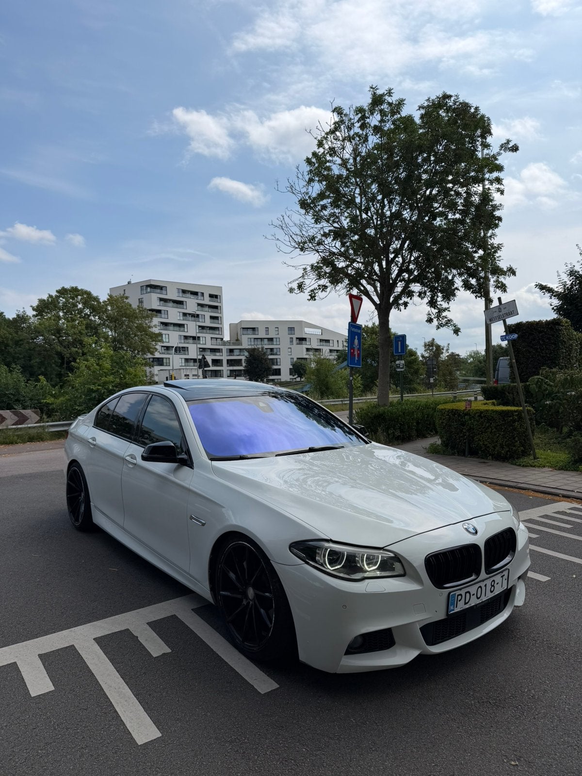 Bmw F10 530d euro6 2013 m packet, Auto's, Automaat, Euro 6, Diesel, 5 deurs