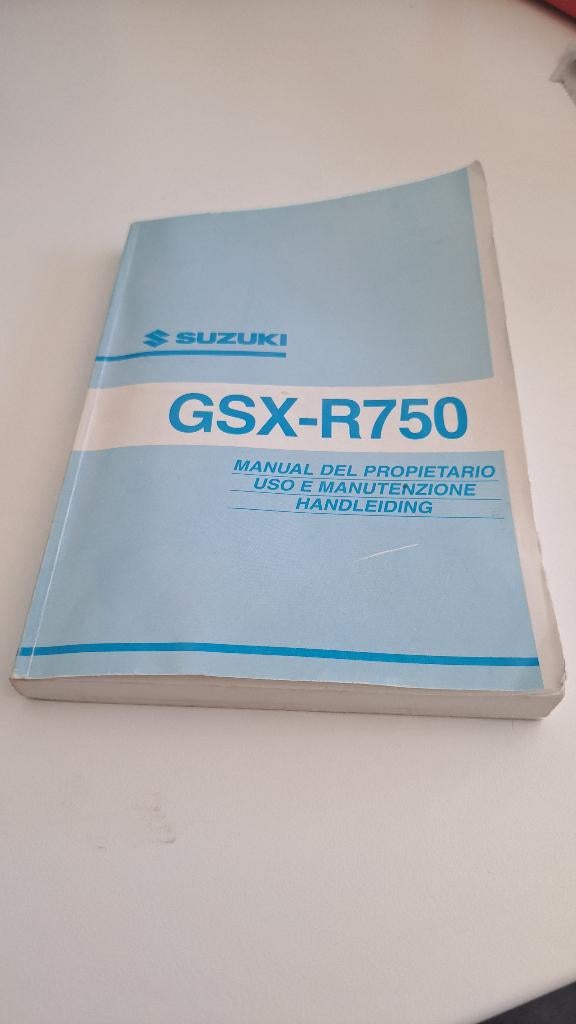 Manuel de l'utilisateur du GSXR-750 K2, Motos, Modes d'emploi & Notices d'utilisation, Enlèvement ou Envoi, Suzuki