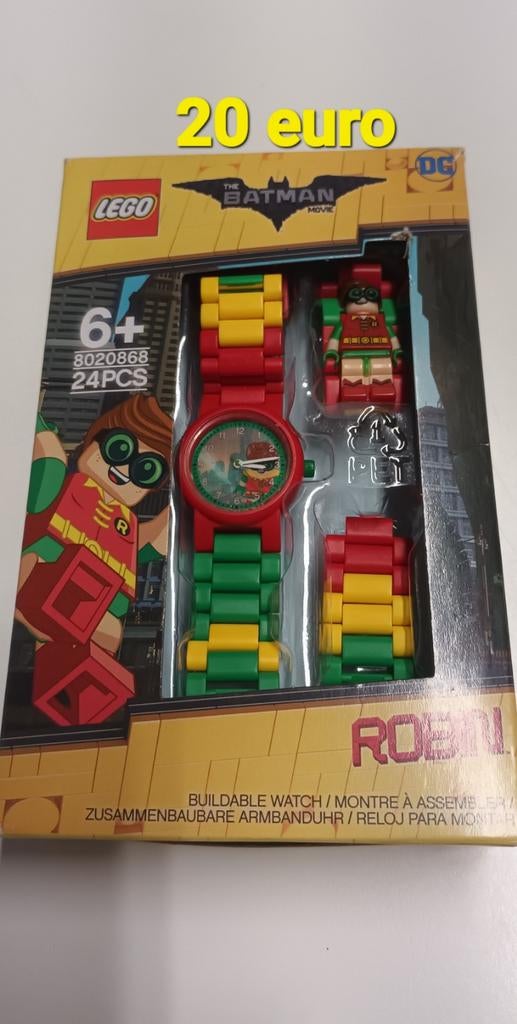 Lego kinder horloge met robin van batman ), Ophalen of Verzenden, Lego
