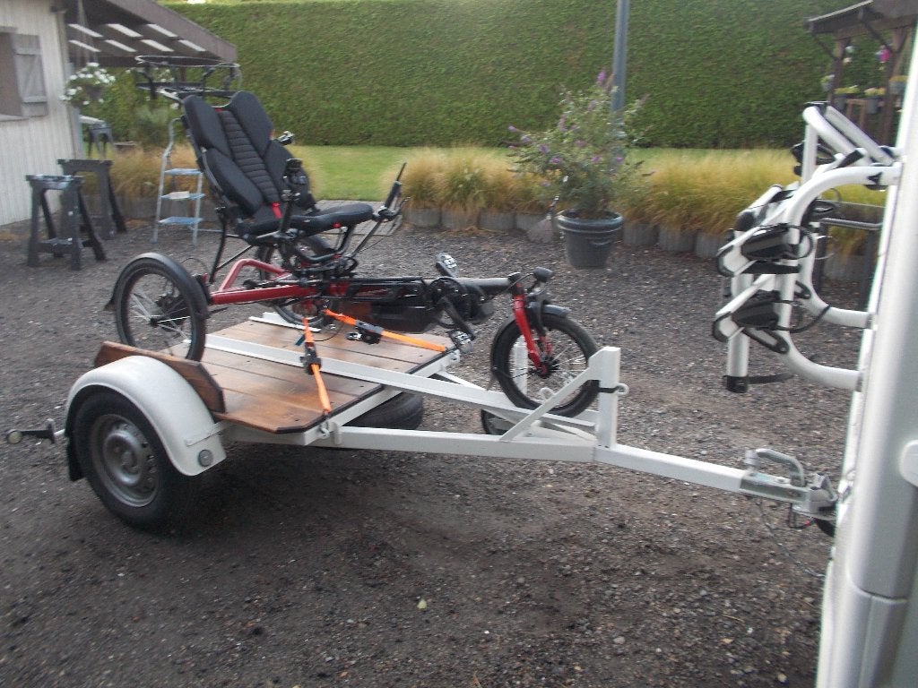aanhangwagen voor driewieler, Fietsen en Brommers, Ophalen