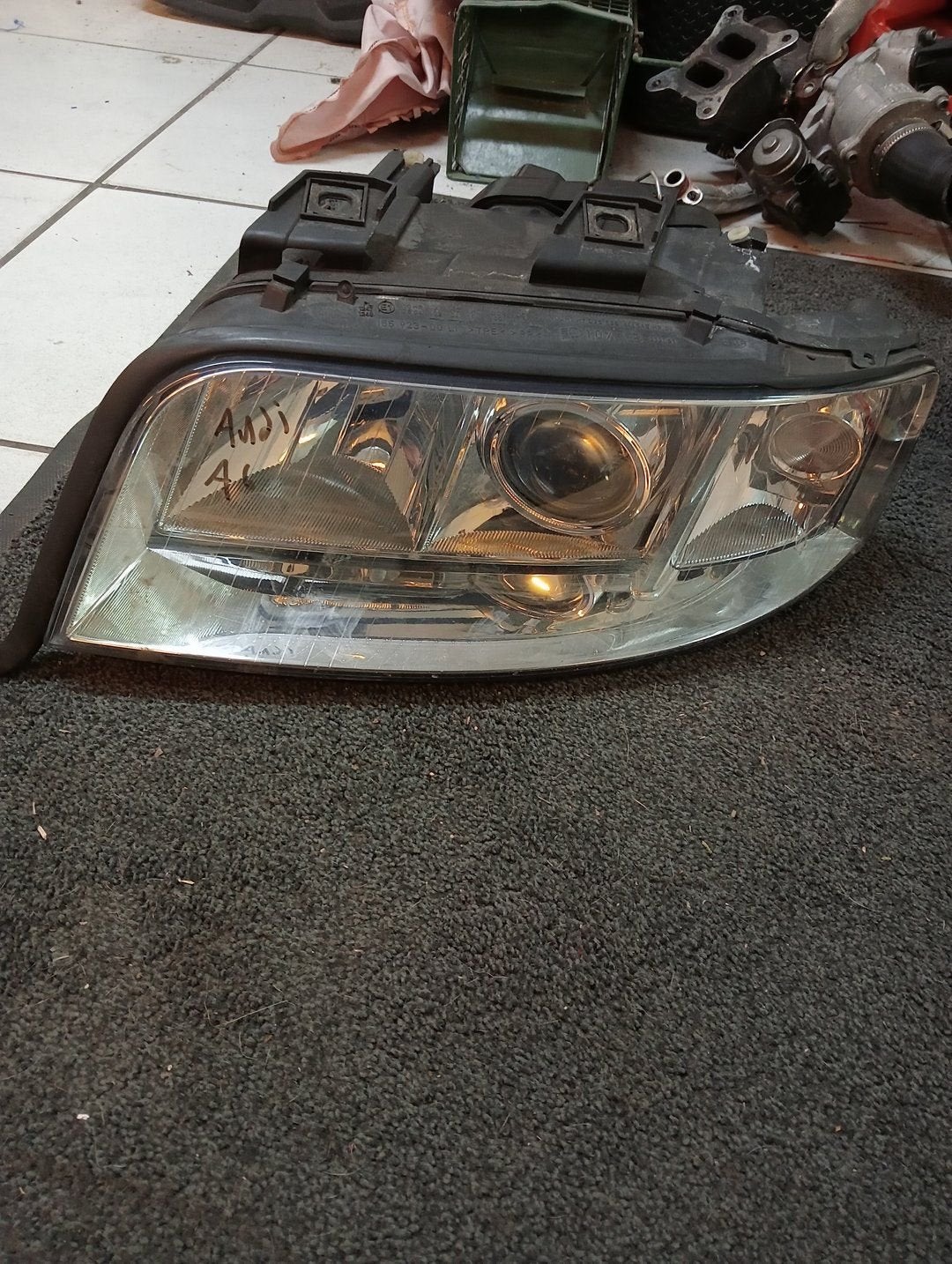 AUDI A6 C5 XENON KOPLAMP RECHTS ORIGINEEL, Gebruikt, -, -, -
