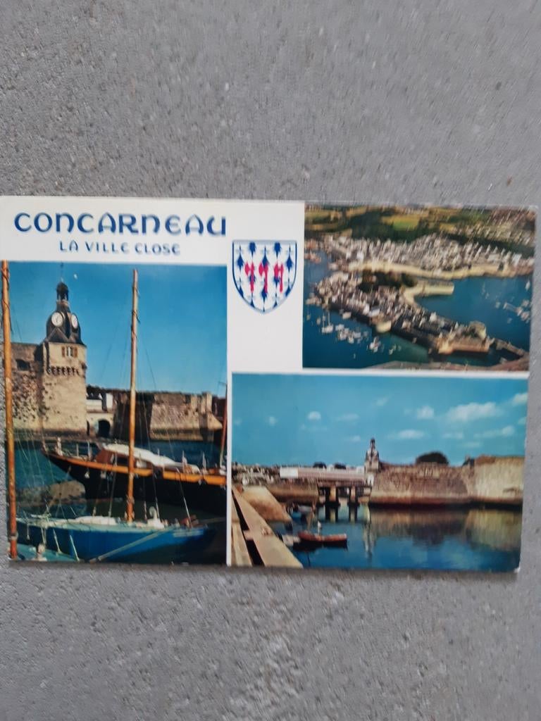 Postkaart BRETAGNE "CONCARNEAU", Ophalen of Verzenden, 1980 tot heden, Ongelopen, Frankrijk