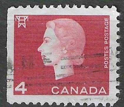 Canada 1962-1963 - Yvert 331 L - Reine Elisabeth II (ST), Envoi, Affranchi