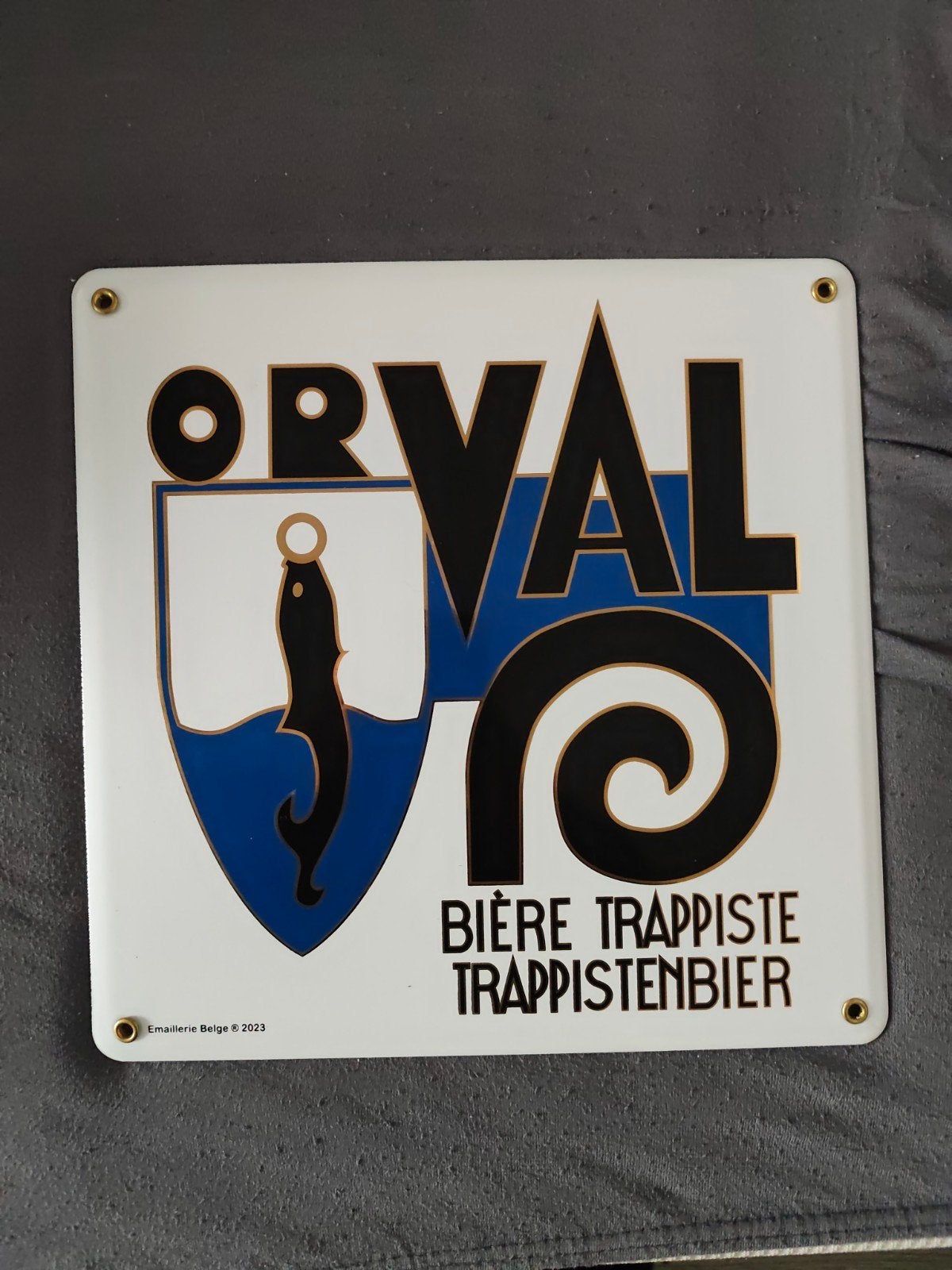 plaque émaillée Orval 2023, Enlèvement ou Envoi