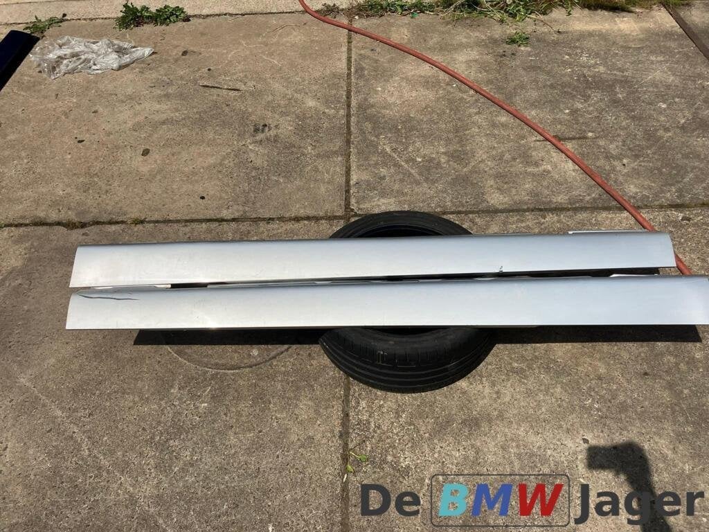 Sideskirt set grijs BMW 3-serie Compact E46 7029707&7029708, Auto-onderdelen, Gebruikt, Ophalen of Verzenden, BMW, BMW