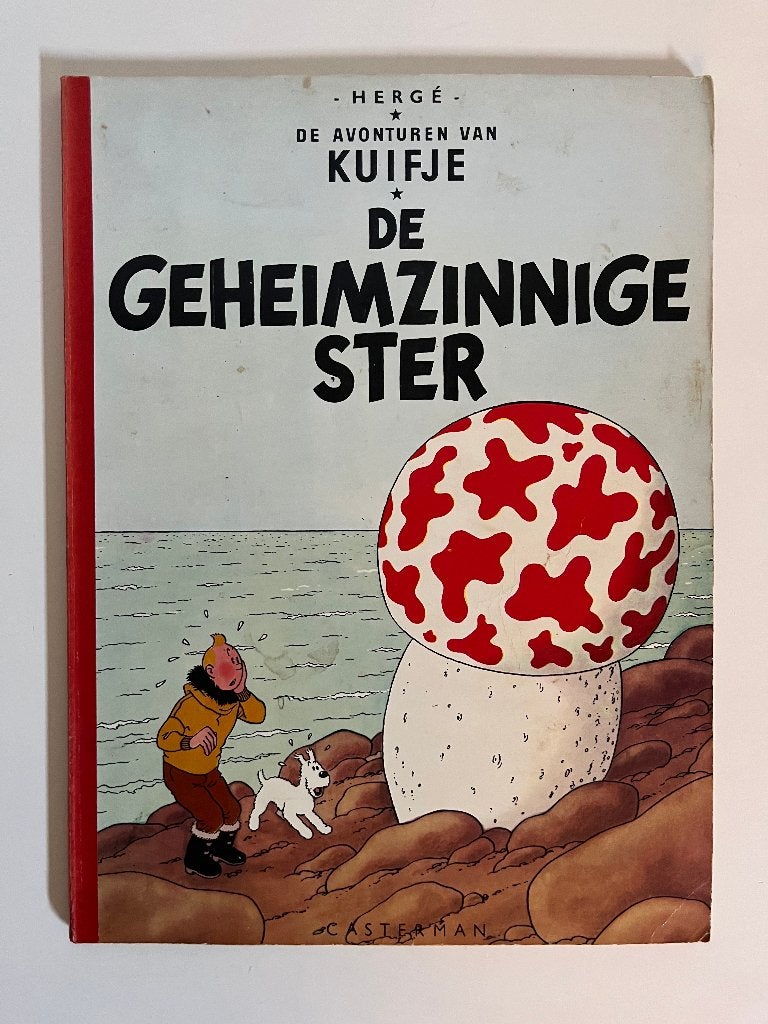 Kuifje - De Geheimzinnige ster - linnen rug 1969, Verzenden, Hergé (George Rémi)