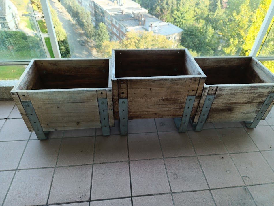Bac à plantes, Jardin & Terrasse, Moins de 30 cm, Enlèvement, Utilisé, Rectangulaire