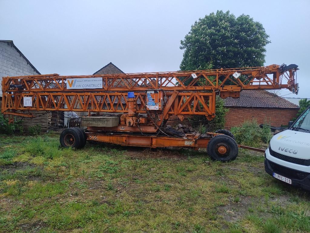 Arcomet bouwkraan TA 25, Ophalen, Kraan