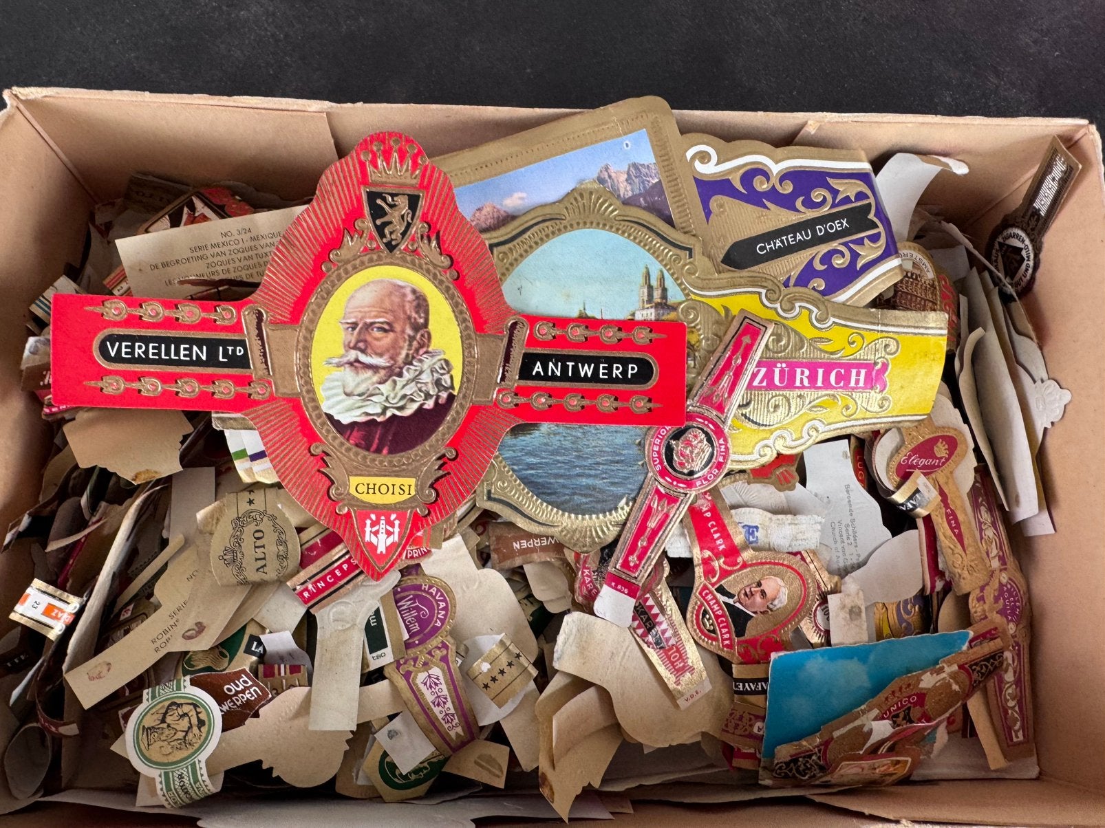 Lot de bagues de cigares anciennes (vitoles), Collections, Articles de fumeurs, Briquets & Boîtes d'allumettes, Enlèvement ou Envoi