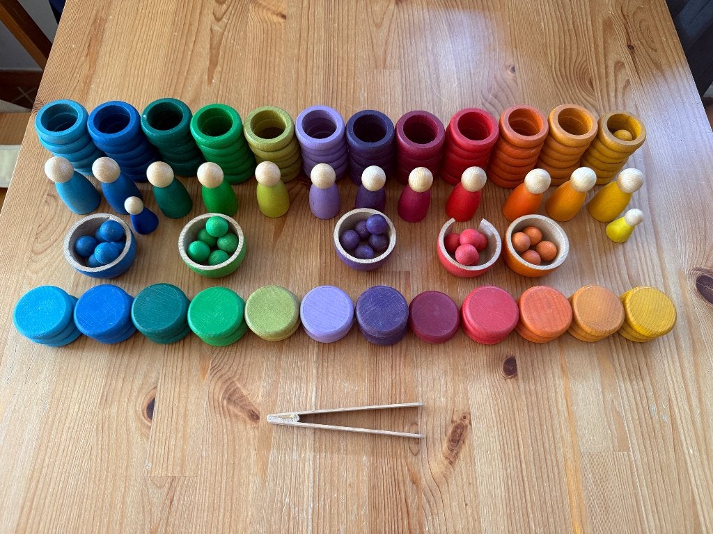 Houten kleurensorteerset, Ophalen, Zo goed als nieuw, Overige typen
