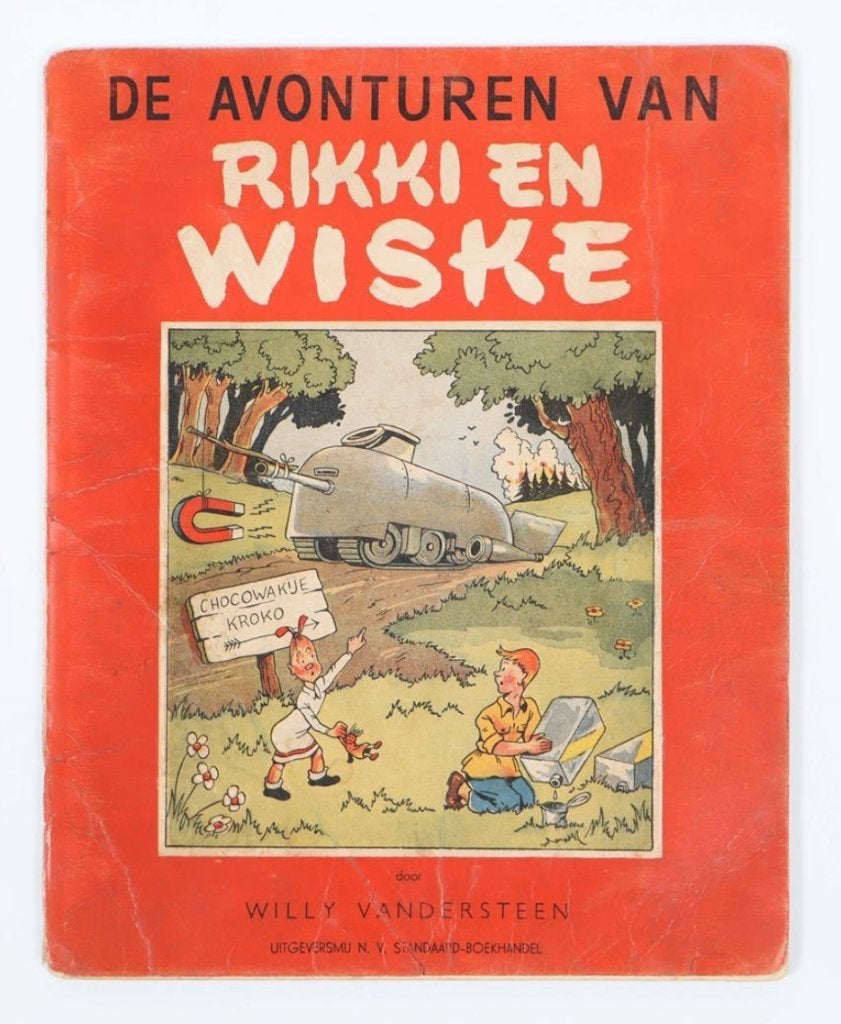 Origineel stripboek Rikki en Wiske – Eerste druk (1946), Enlèvement ou Envoi, Willy Vandersteen, Une BD, Utilisé