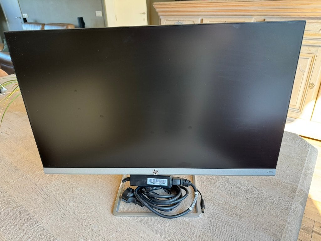 Moniteur 24 pouces HP avec fond blanc, Informatique & Logiciels, Hp, IPS, HDMI, 5 ms ou plus