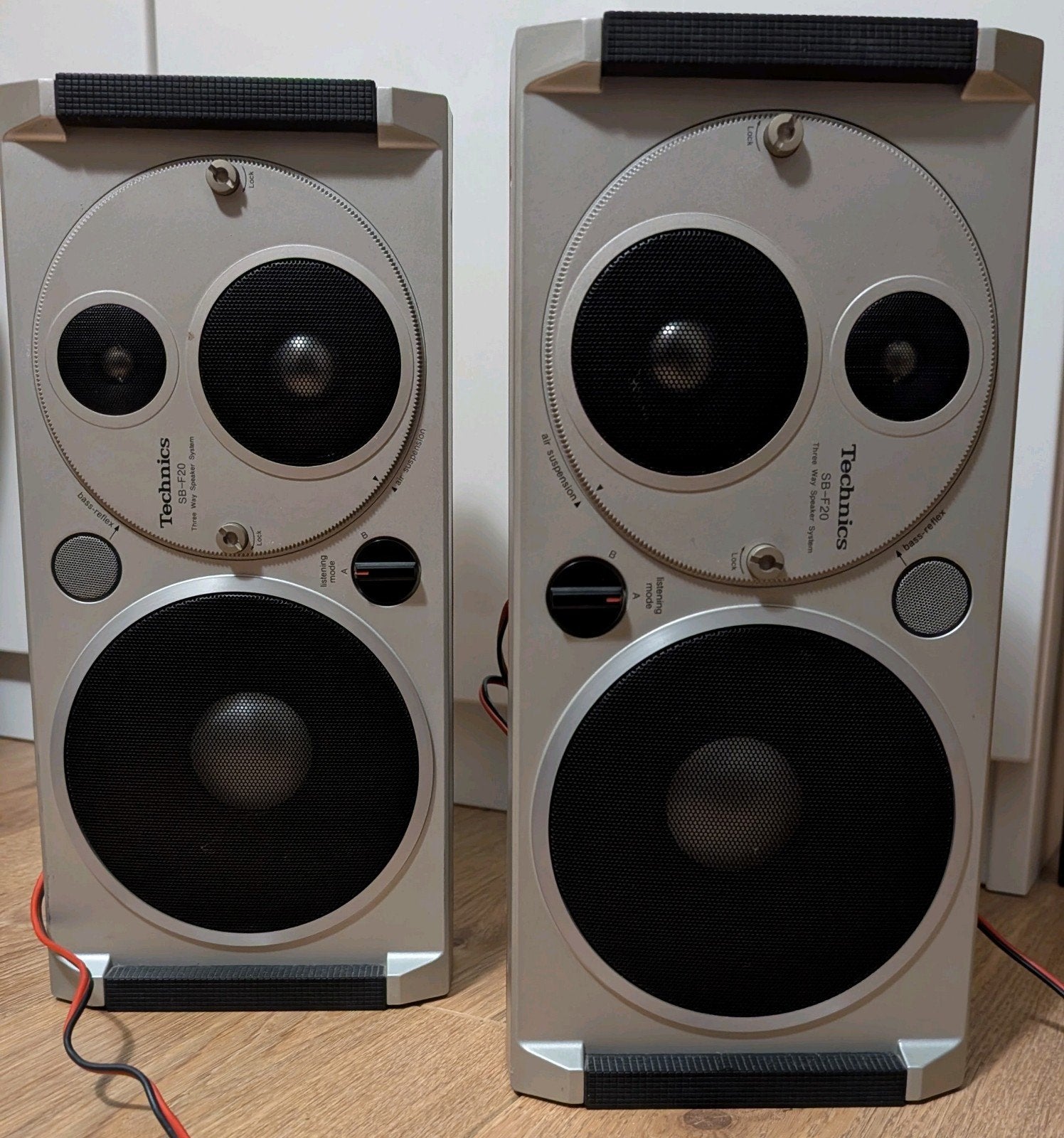 Technics SB-F20 3-weg compacte speakers, TV, Hi-fi & Vidéo, Enceinte d'étagère, Moins de 60 watts, Enlèvement ou Envoi, Bass-reflex