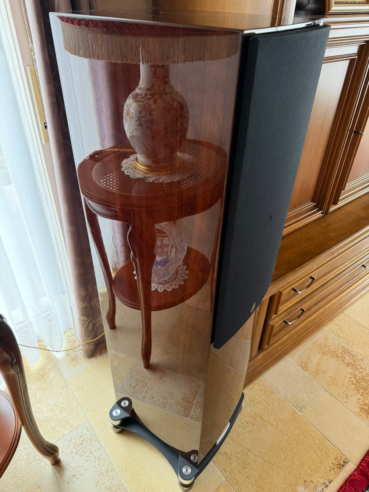 Fyne Audio F502SP – Gloss Walnut – High-End, TV, Hi-fi & Vidéo, Enlèvement, Comme neuf, Autres marques