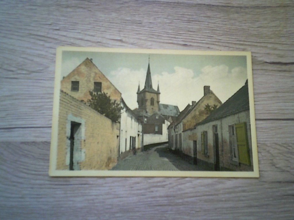 CHIEVRES: Un coin de la ville, Verzamelen, Ophalen of Verzenden, 1920 tot 1940, Gelopen, Henegouwen