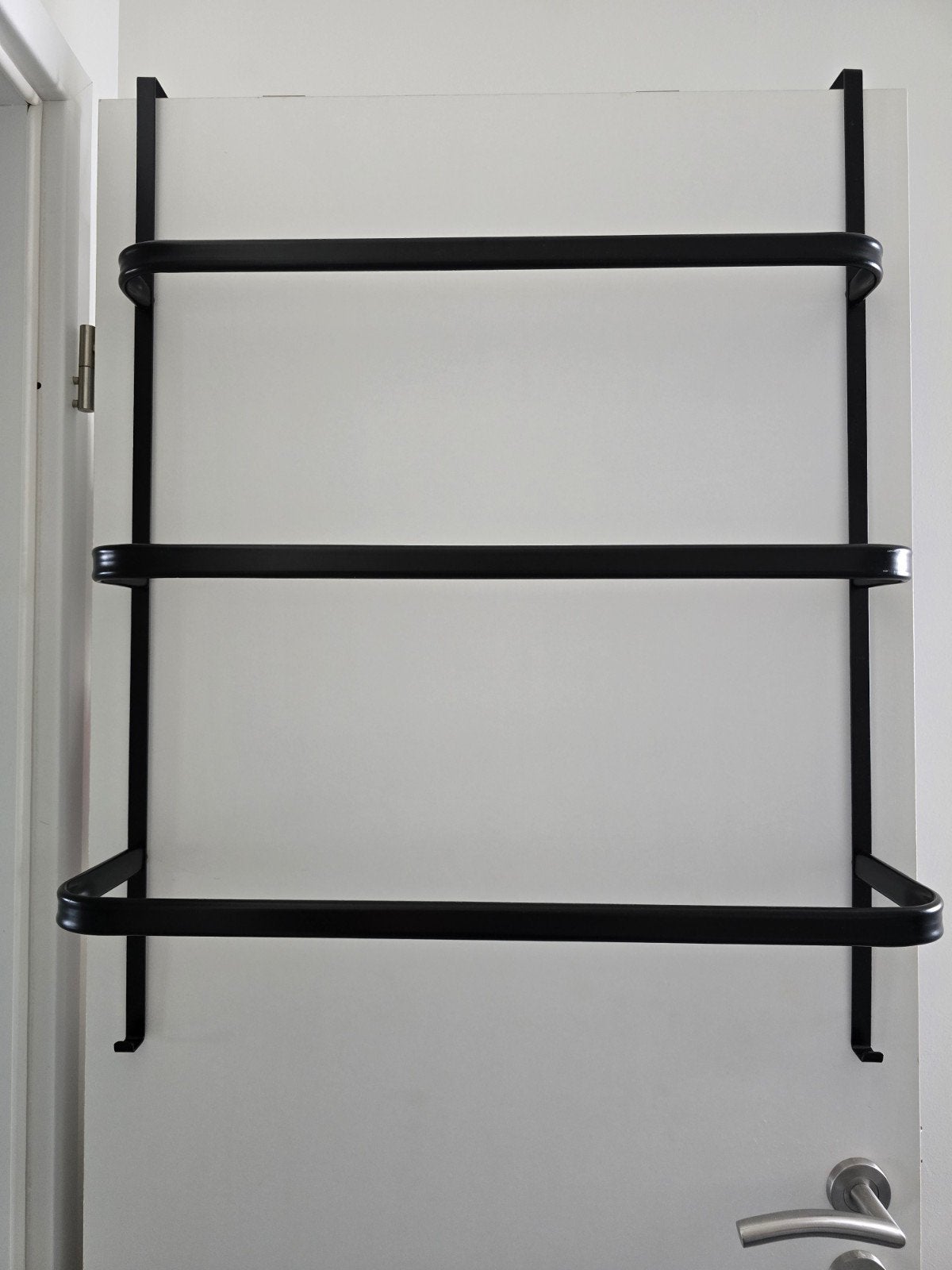 Porte serviettes noir en métal, Enlèvement, Utilisé, Noir, Accessoire de douche