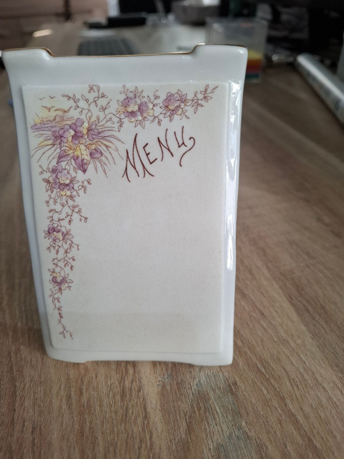 porcelaine menu, Antiek en Kunst, Ophalen of Verzenden