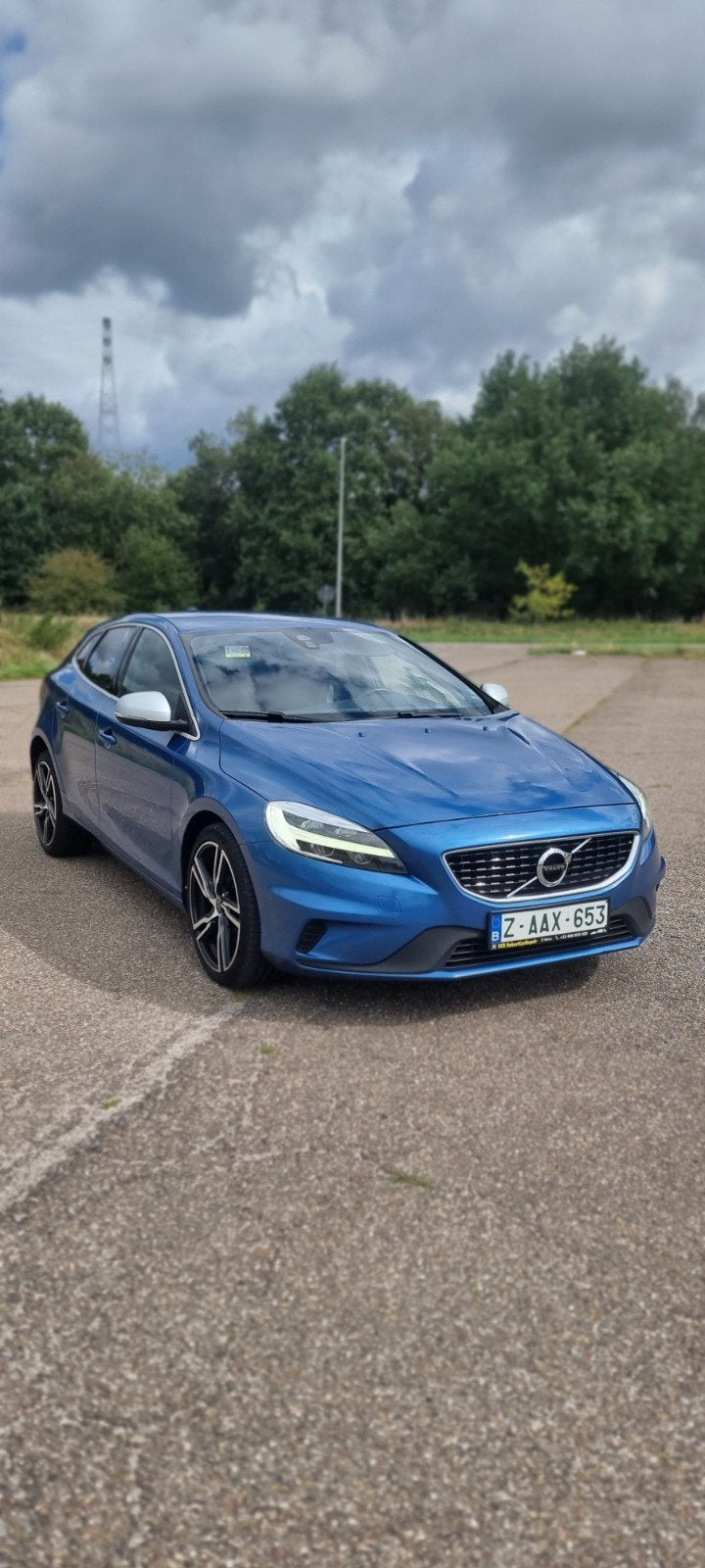 Volvo V40 2.0d automat, Auto's, Automaat, Adaptive Cruise Control, Blauw, Diesel