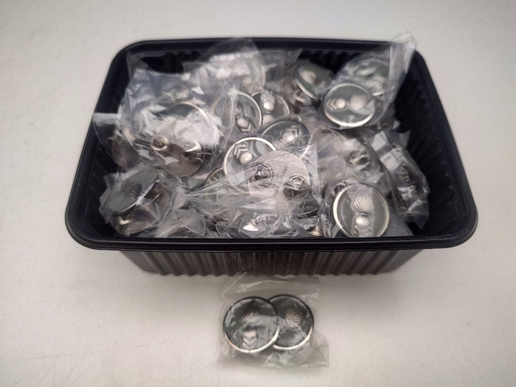 Lot Franse kraagspiegels # 1 , 50 paar, Verzamelen, Verzenden
