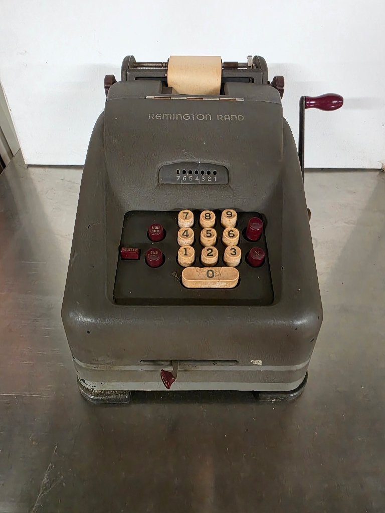 vintage rekenmachine, Ophalen, Gebruikt