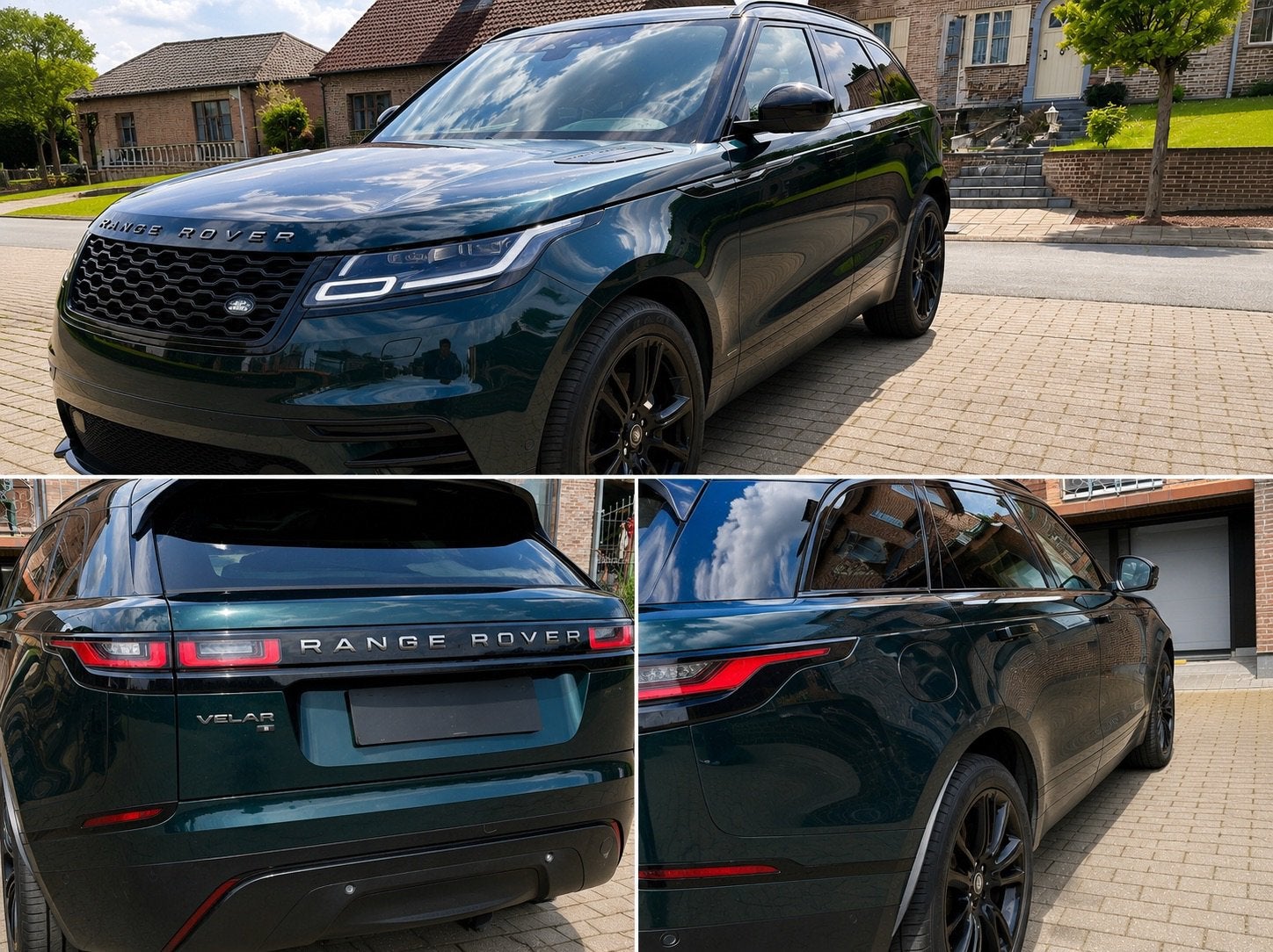 Range Rover VELAR 2022, 78000km, Auto's, Land Rover, Automaat, Zwart, Range Rover Velar, Leder