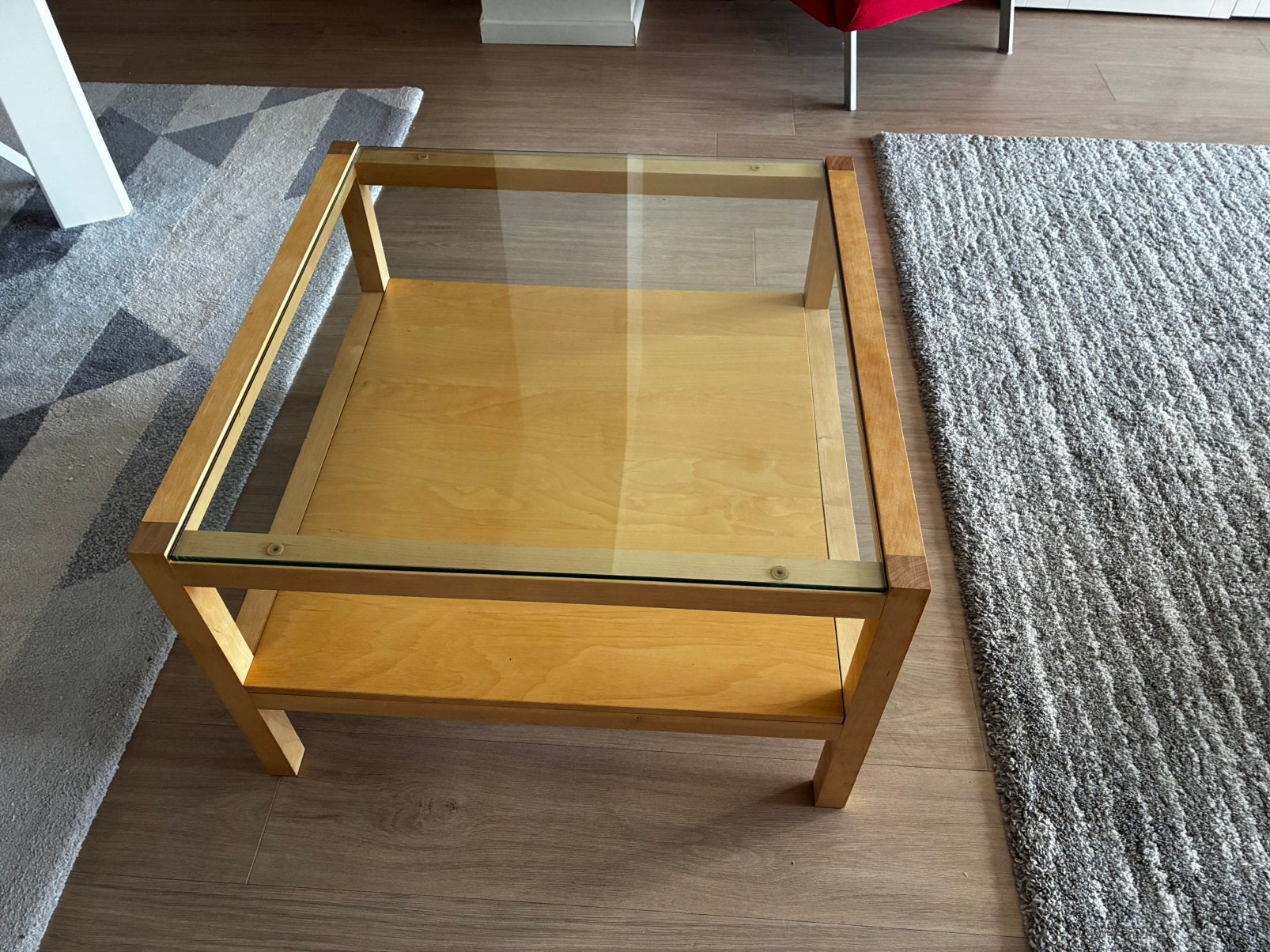 Table basse Vastiau-Godeau 70x70cm, 50 à 100 cm, Enlèvement, 50 à 100 cm, Carré