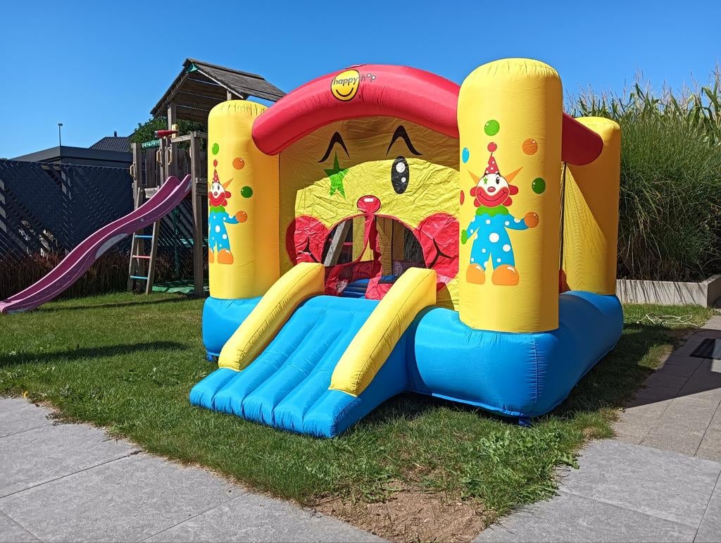 TE HUUR : Clown Kinder springkasteel, Enfants & Bébés, Jouets | Extérieur | Coussins gonflables, Enlèvement